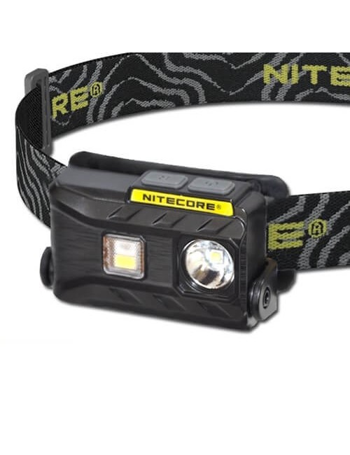 Linterna frontal recargable NiteCore NU25 de 360 lúmenes-Negro