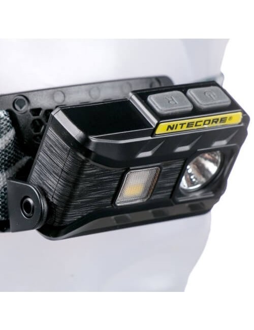 Linterna frontal recargable NiteCore NU25 de 360 lúmenes-Negro