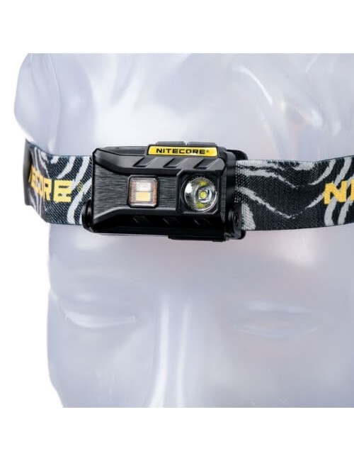 Linterna frontal recargable NiteCore NU25 de 360 lúmenes-Negro