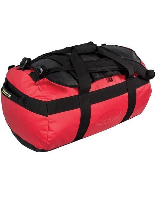 Bolsa de fin de semana Highlander Bolsa de lona Lomond Tarpaulin 65 litros-Rojo