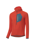 Chemise à manches longues Loeffler sweat à capuche m HZ Aero TechFleece-Orange