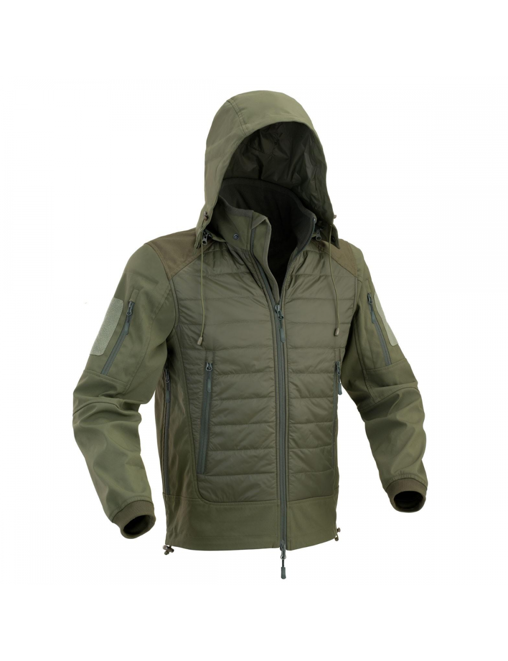 Chaqueta Defcon 5 chaqueta Urban Shell con capucha-Verde