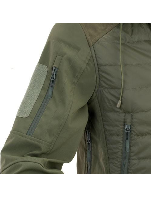 Defcon 5 jacket Urban Shell Jacke mit Kapuze-Grün