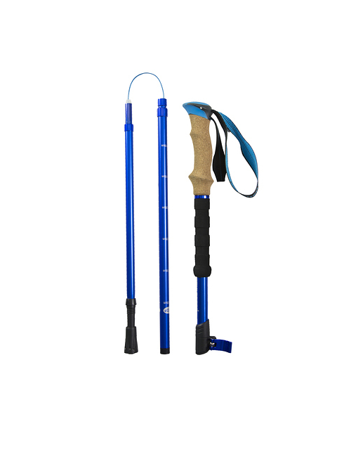 Highlander wandelstok Trek Lite (single) - 3-delig - Blauw