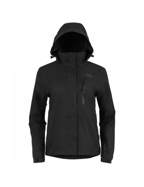 Highlander outdoor jacket Kerrera Jacket for women - raincoat-black