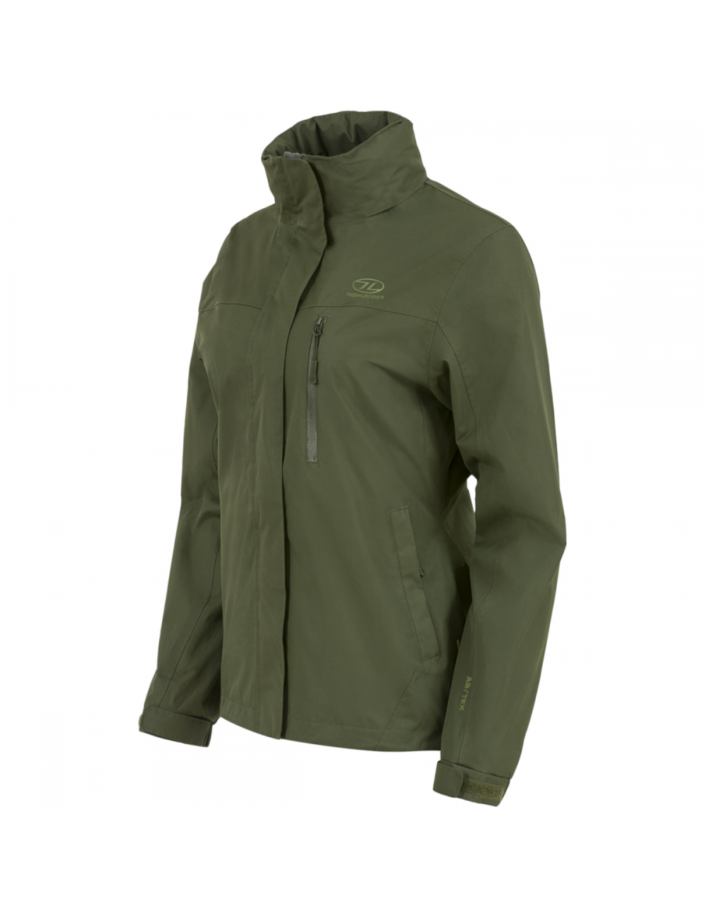 Highlander Outdoorjacke Kerrera Jacke für Damen - Regenmantel-Grün