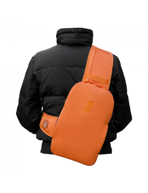 Snugbud Classic-Bodywarmer Rucksack mit Wärmekanne-Orange-Blau