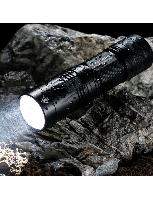 NiteCore Rechargeable Flashlight R40 Cree XP-L HI V3 LED -1000 lumens