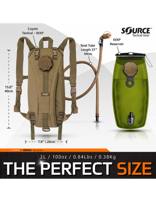 Source Tactical water bag - hydration pack for 2 liter backpack - Black