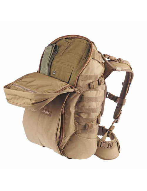 Source sac à dos tactique avec sac à eau Double D 45L-Coyote