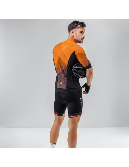 Loeffler manica corta ciclismo jersey M Bike Jersey FZ Hotbond-Arancione