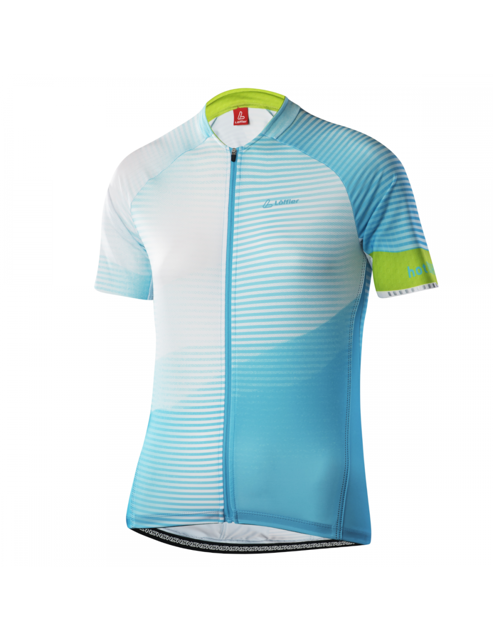 Loeffler wielrenshirt korte mouwen W Bike Jersey FZ Hotbond RF - Blauw