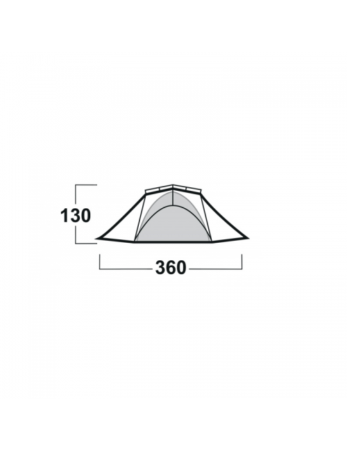 Husky tent extremely lightweight Brofur 3 - 3 person-Green