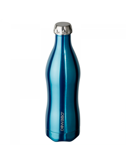 Dowabo thermos bottle double-walled Metallic Collection - 750 ml - Blue