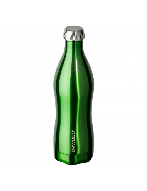 Dowabo thermosfles dubbelwandig Metallic Collection - 750 ml - Groen