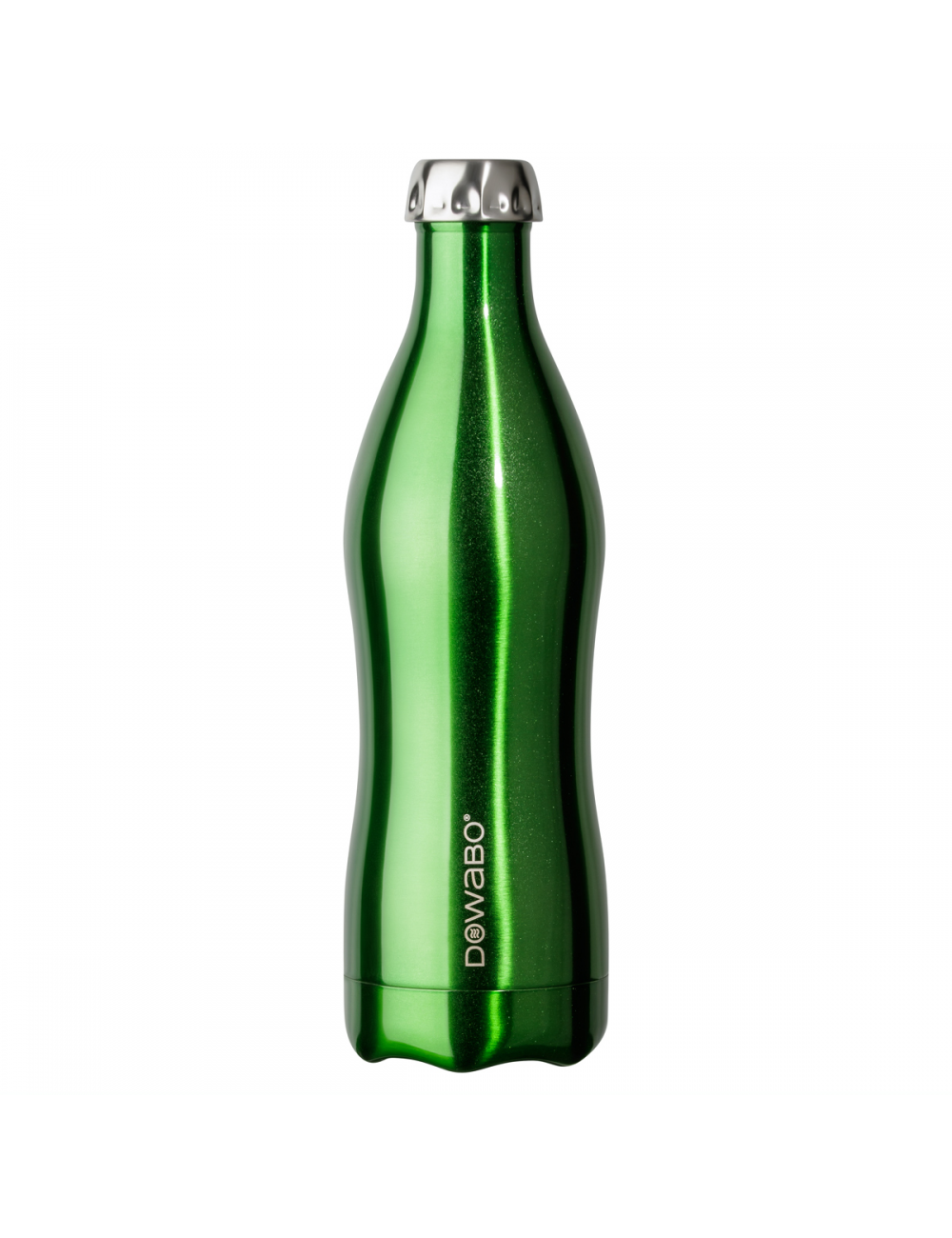 Dowabo thermosfles dubbelwandig Metallic Collection - 750 ml - Groen