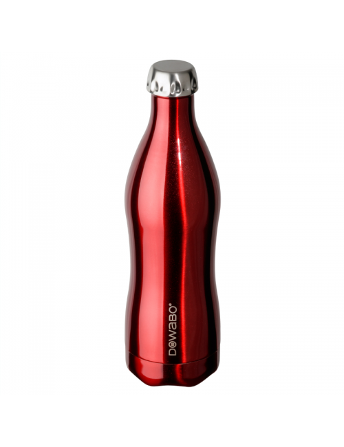 Dowabo thermos bottle double-walled Metallic Collection - 750 ml - Red