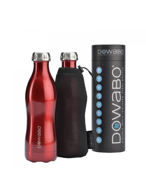 Dowabo thermos a doppia parete Terra raccolta Berry - 750 ml-Rosso