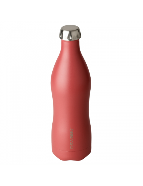 Dowabo Thermoskanne doppelwandige Erdkollektion Berry - 750 ml - Rot