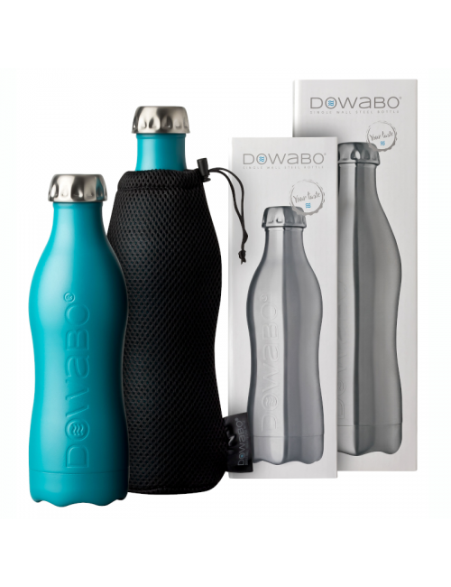 Dowabo drinking Bottle Cocktail Coll single Wall Black Sun-1200 ml - Black