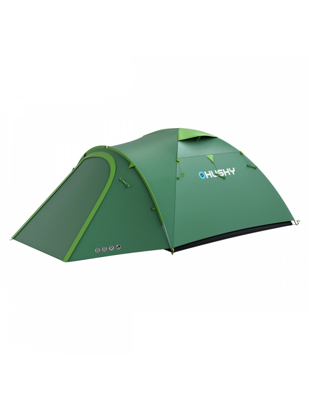 Husky Bizon 3 Plus 2021 - klassieke tent - 3 persoons - Groen