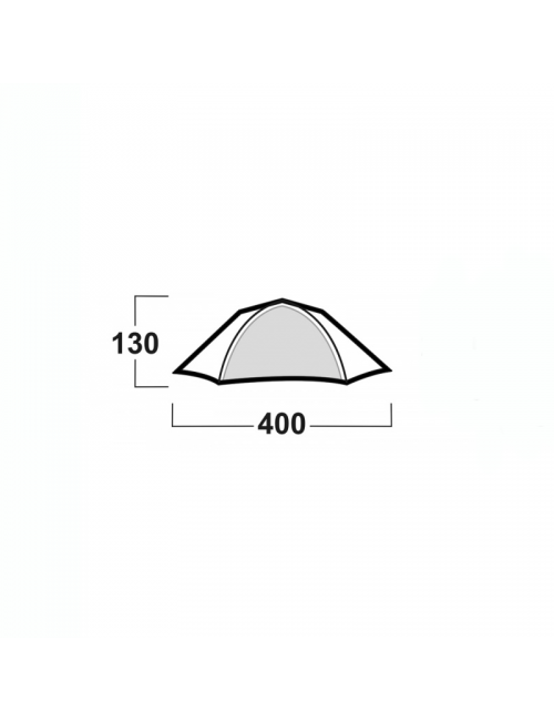 Husky tent extremely lightweight Bright 4 2021 - 4 person-Green