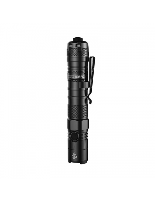 NiteCore flashlight P12 new tactical flashlight - 1200 Lumens - Black