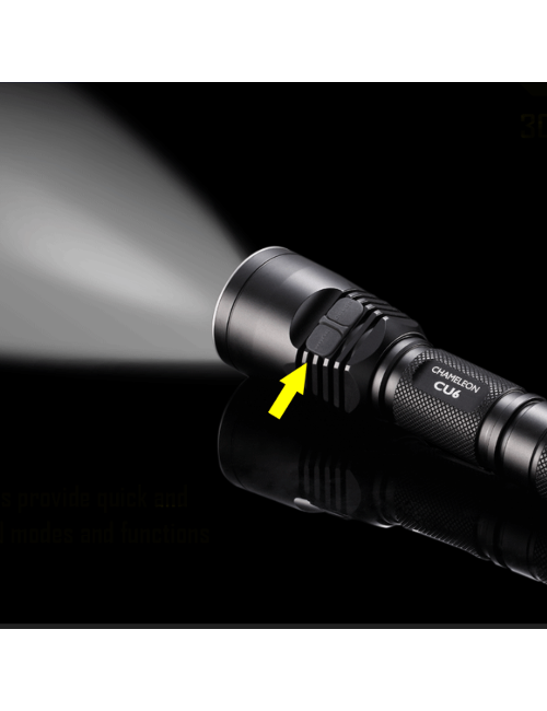 NiteCore flashlight CU6 Chameleon-with UV light - 440 lumens - Black