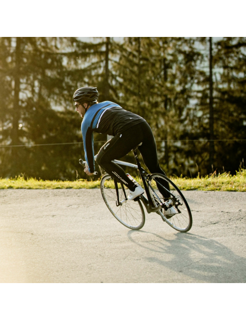 Loeffler ciclismo pantaloni lunghi m Bike Bib Tights WS elastico per gli uomini-Nero