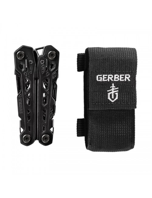 Gerber multitool Truss-17 pieces - with storage sheath - black