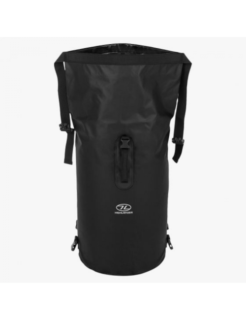 Mochila impermeable Highlander Bolsa seca throne Bolsa de lona de 70 litros-negro