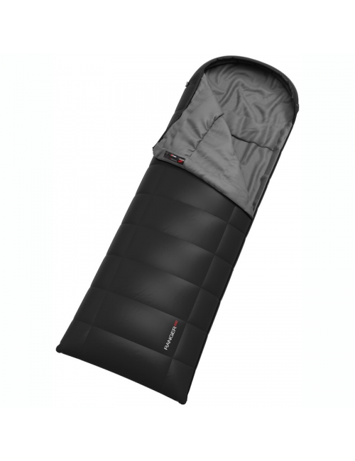 Manta para saco de dormir al aire libre Hannah modelo Ranger 200 izquierda -4°C-Negro