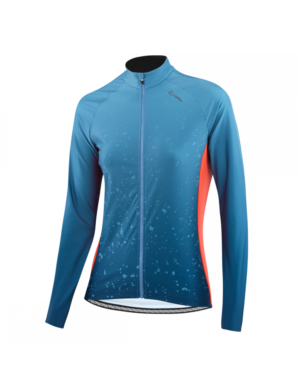 Loeffler wielrenshirt lange mouwen W Bike L/S Jersey Dirt dames - Blauw