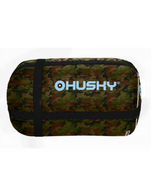 Saco de dormir Husky Acolchado Gizmo Army -5°C 220 x 90 cm-Verde Militar