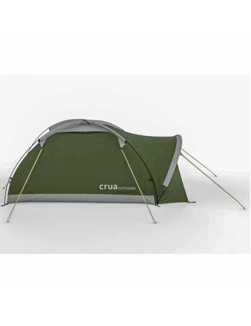 Crua outdoors Duo-tienda de senderismo ligera - 2 personas-3 kg-verde