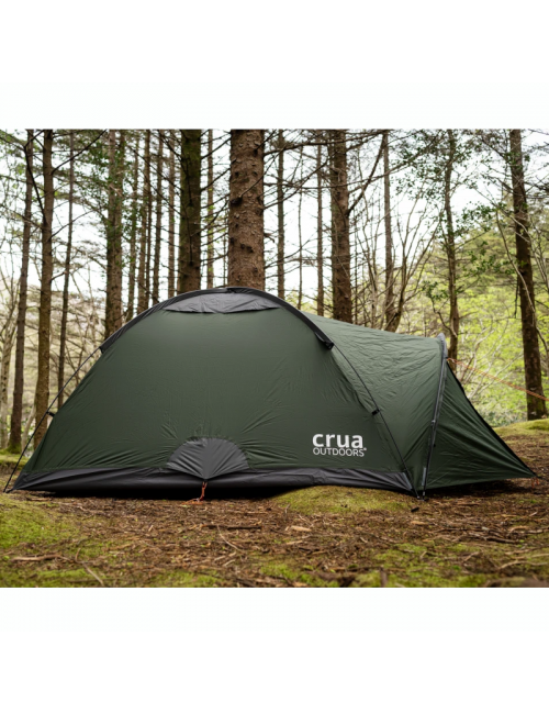 Crua outdoors Duo - tenda da trekking leggera - 2 persone - 3 kg-verde