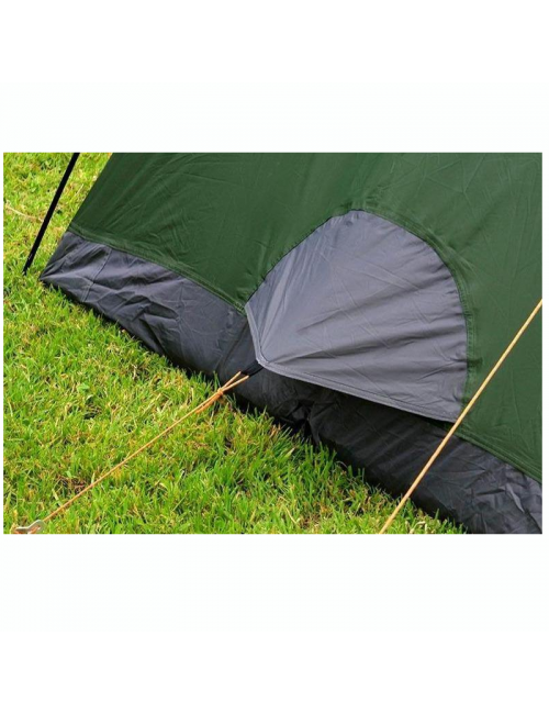 Crua Duo Maxx - tenda da trekking leggera-3 persone-3,9 kg-verde