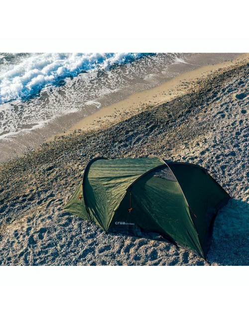 Crua Duo Maxx - lichtgewicht hiking tent - 3 persoons - 3,9 kg - Groen