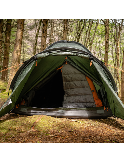 Crua Duo Combo-tenda leggera-2 persone + Culla Cocoon-Verde