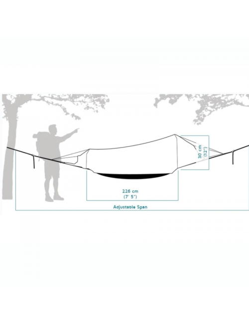 Crua outdoors Hybrid-tenda compatta shelter bivi - 1 persona-Verde