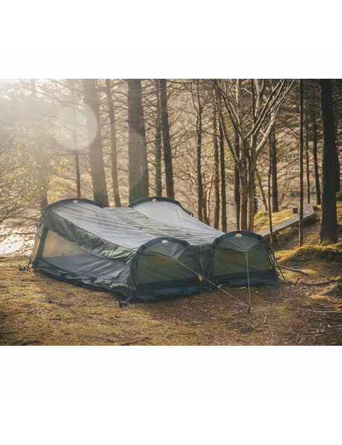 Crua Twin Hybrid - compacte shelter bivitent - 2 persoons - Groen