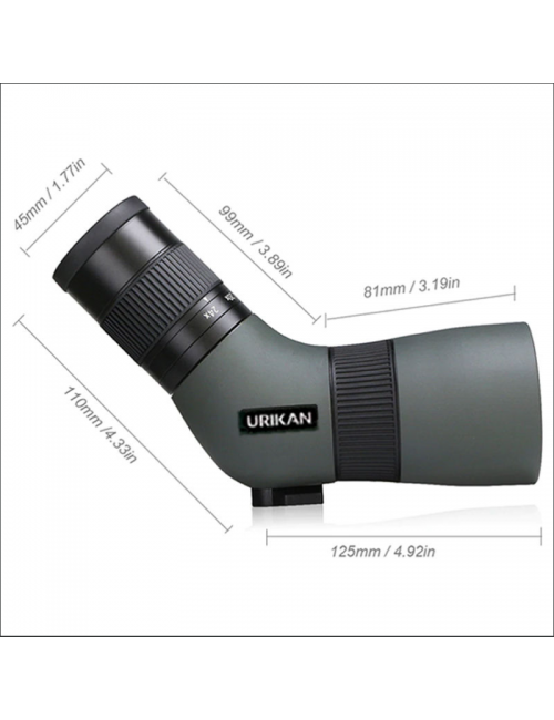 Urikan telescope spotter U-trail 8-24x50 travel format-Green