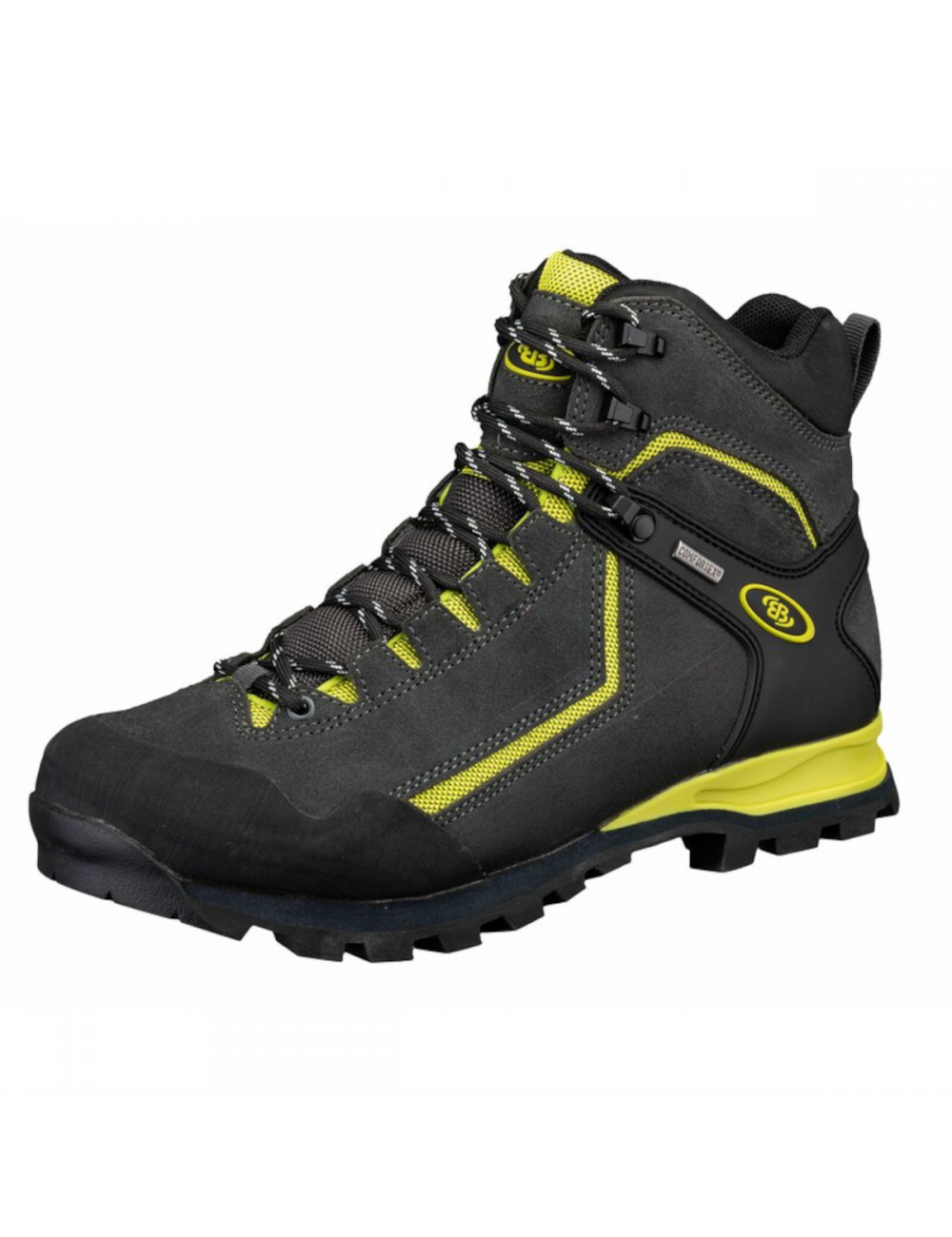 Brütting scarpe da trekking Mount Brandon high con Sympatex-Nero Giallo