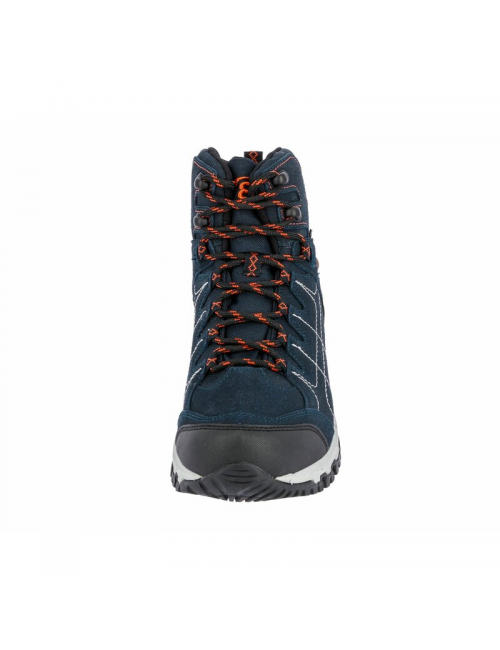 Brütting Wanderschuhe Mount Shasta Hoch-marineblau mit Orange