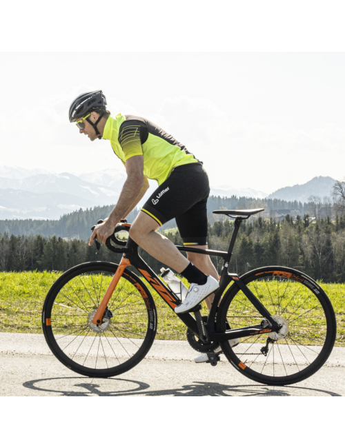 Loeffler fietsvest zonder mouwen M Bike Vest Windshell - Neon Geel