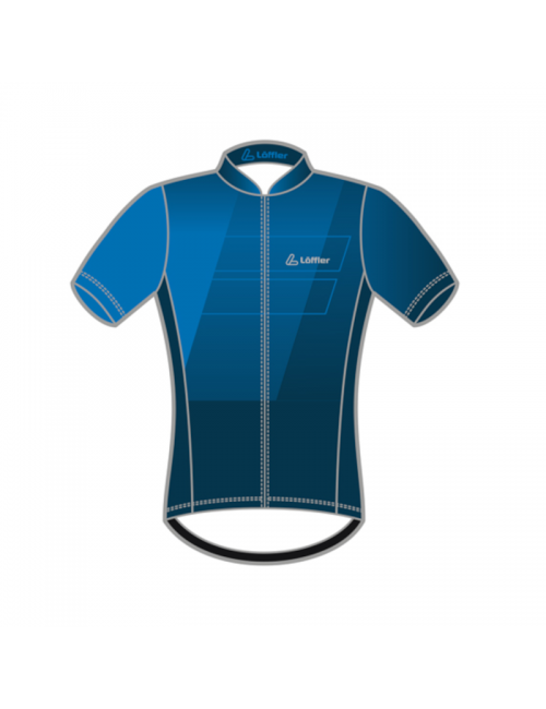 Maillot de vélo Loeffler manches courtes M FZ Vent-Indigo