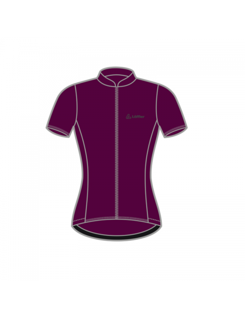 Camiseta de ciclismo de manga corta Loeffler con Maillot de ciclismo FZ clear Hotbond® - Morado