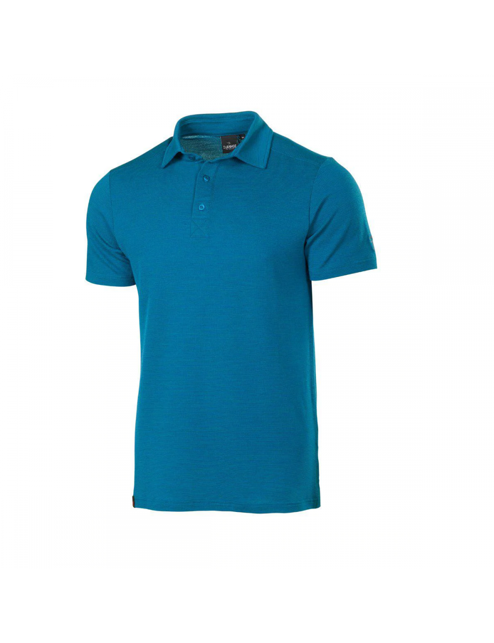 Ivanhoe poloshirt Elis Electric Blue voor heren van Merino en Tencel - Blauw