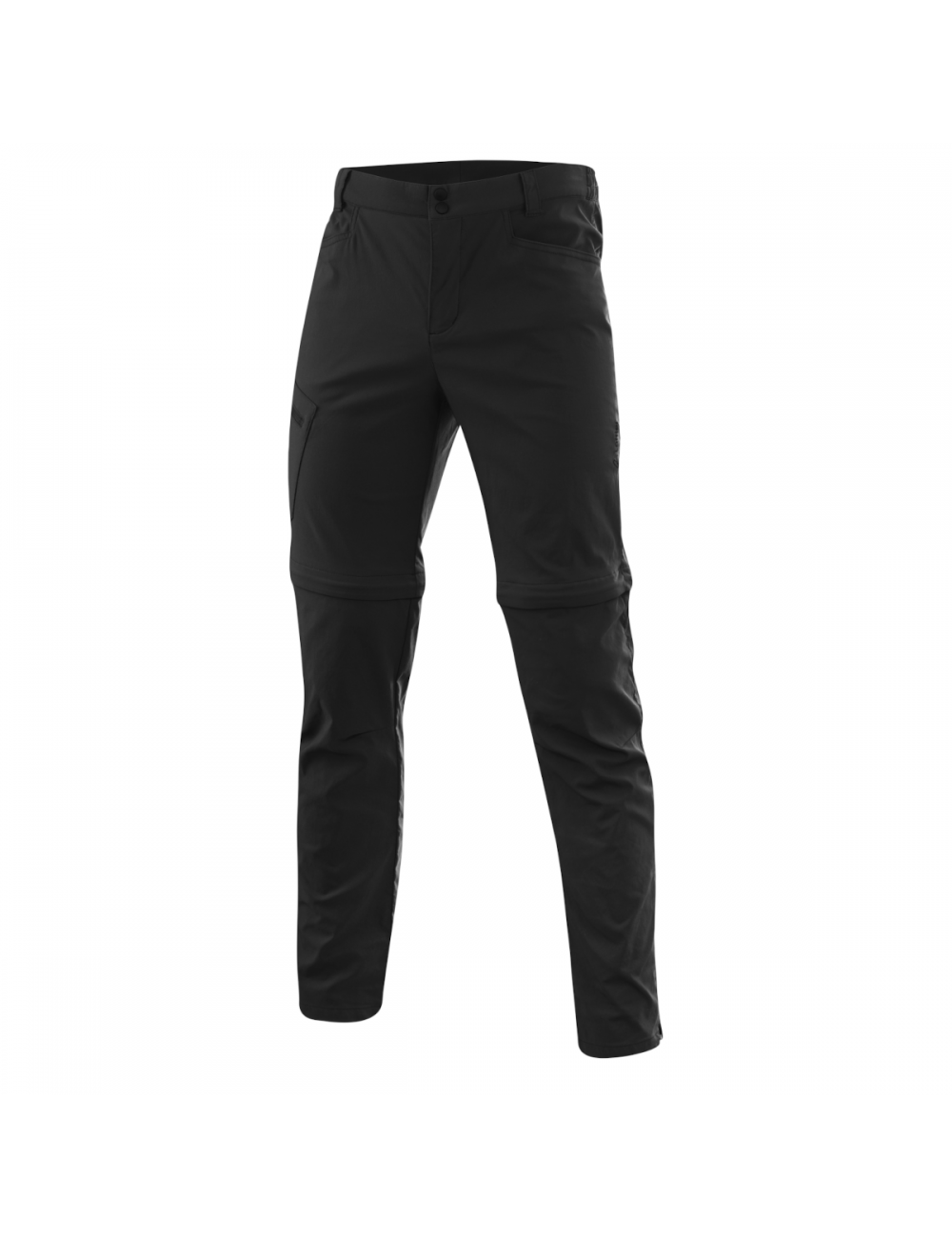 Pantalones de senderismo con cremallera Loeffler m Pantalones de trekking con cremallera CSL-Negro