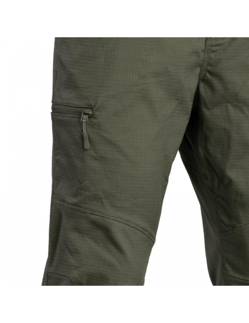 Defcon 5 outdoorbroek - wandelbroek 'Lynx' OD Green met ripstop - Groen